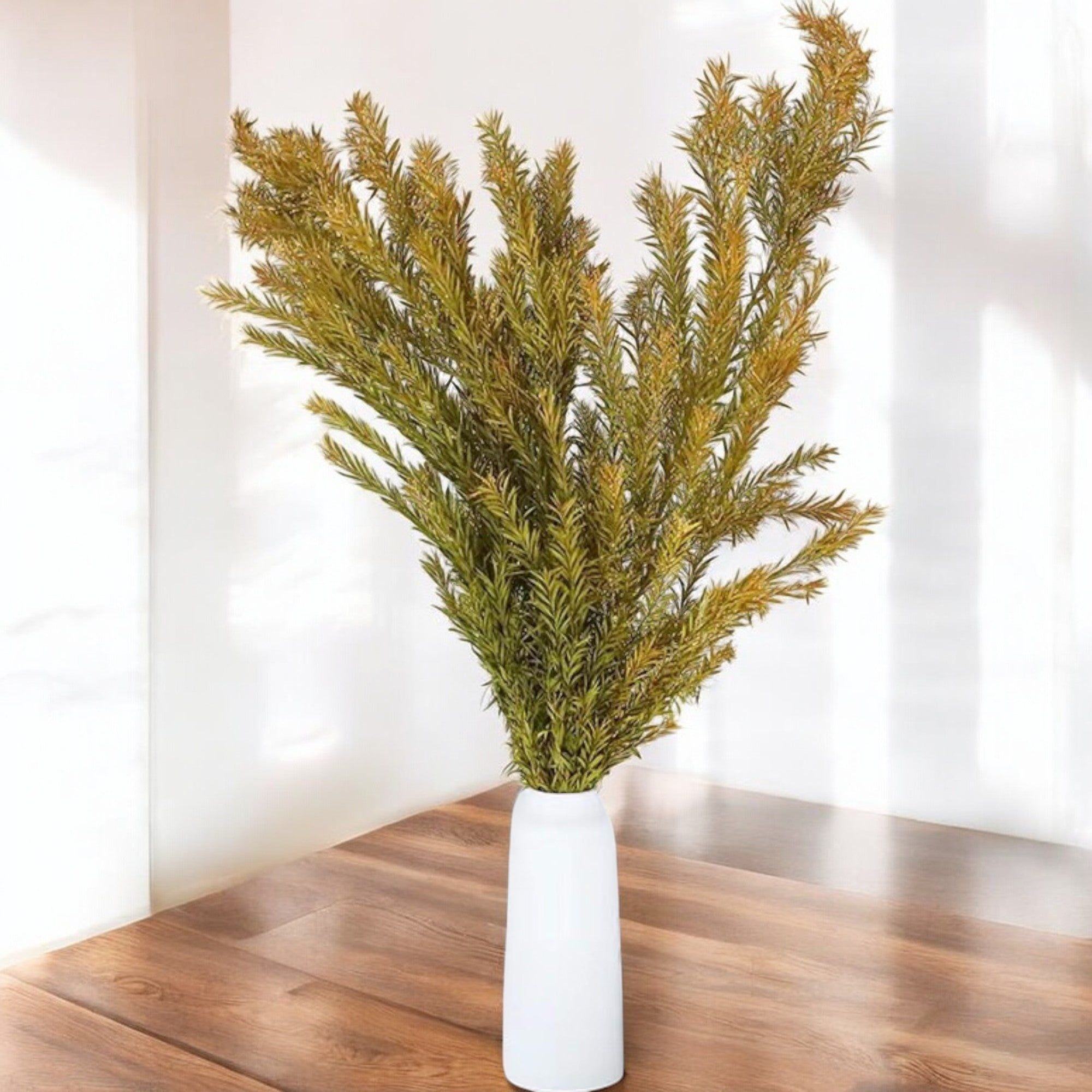 Alilang Dried Flowers Rosemary Branch Arrangement for Home Decor, 29.5 Inches