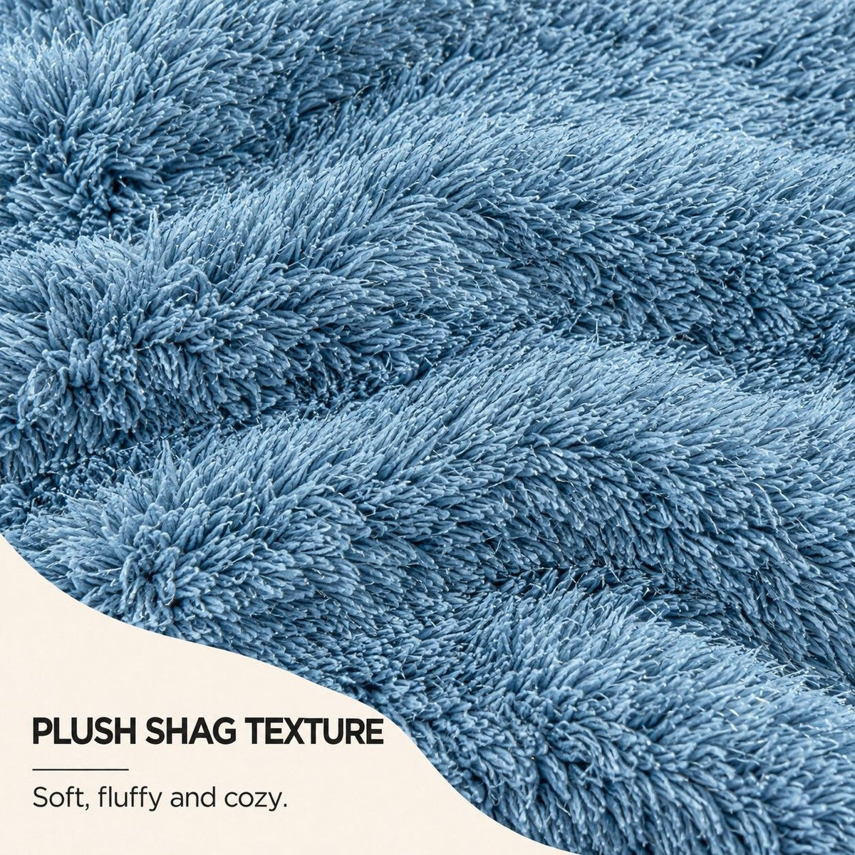 2 Pack Shaggy Faux Fur Throw Pillow Covers 18 x 18 Inch for Couch Sofa and Bed