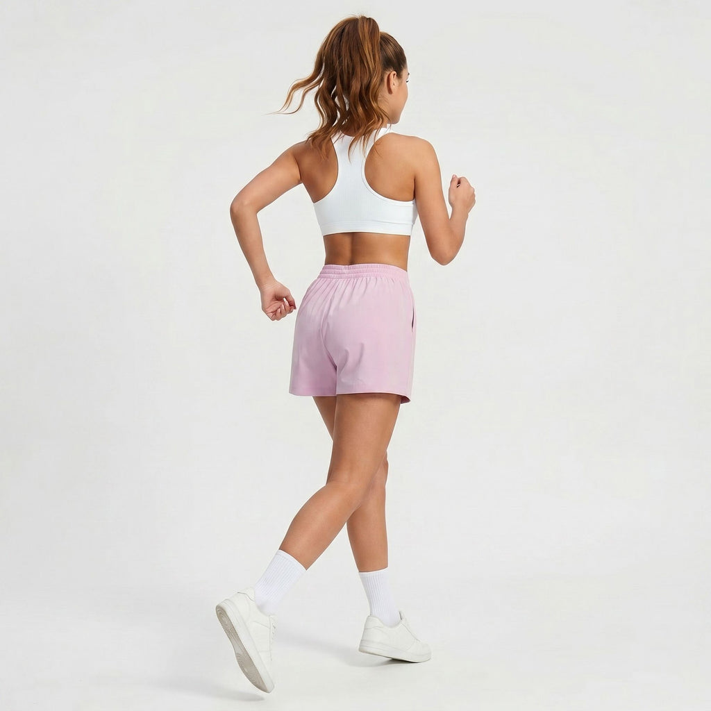 High Waisted Running Shorts with Pockets Lightweight Athletic Shorts