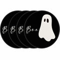 Halloween Ghost Round Placemat Heat Insulation Table Mat Set of 4