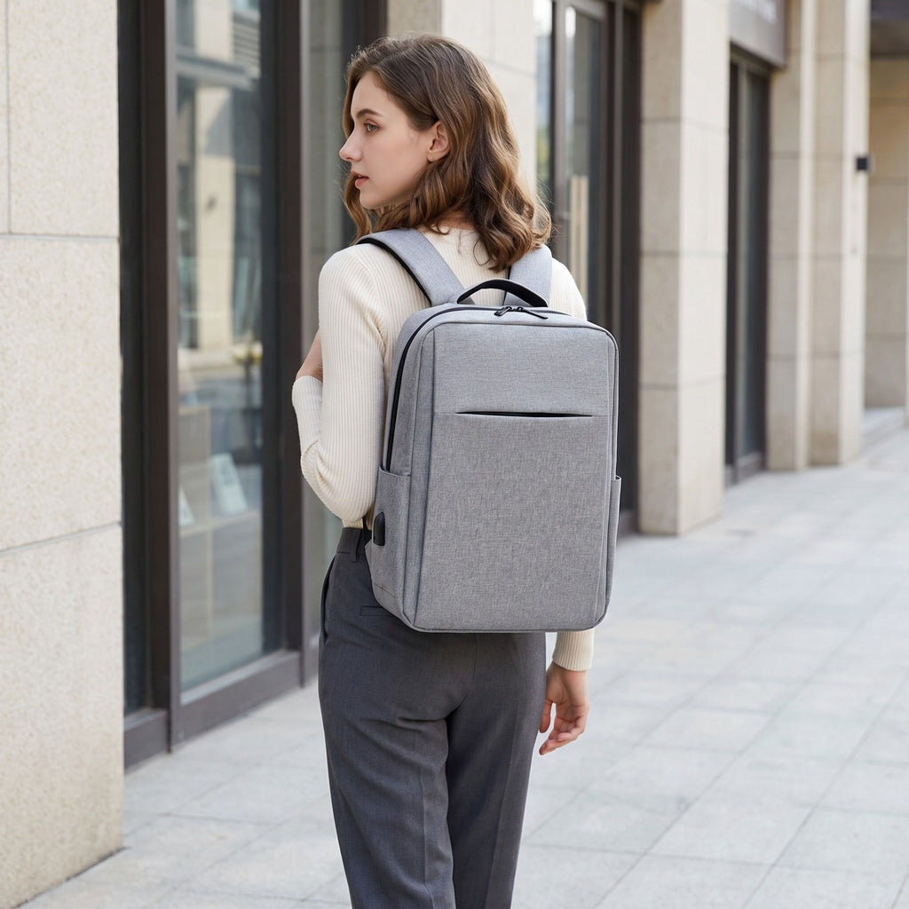 Modern Slim Laptop Backpack - Professional  Commuter Daypack for Office, School, and Travel