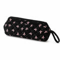 Hair Styling Tool Travel Bag Heat Resistant Zipper Organizer with Wrist Strap