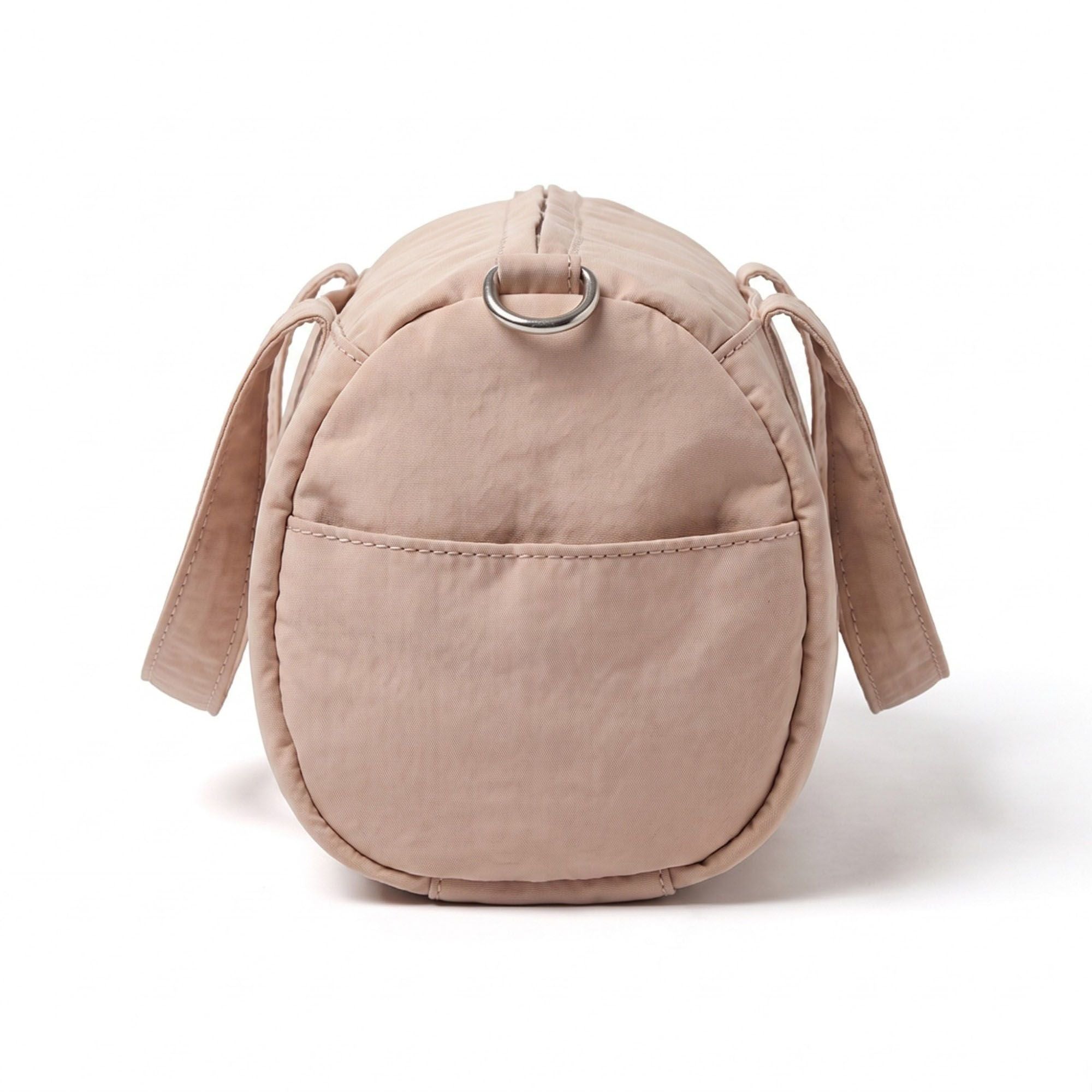 Mini Barrel Satchel Bag with Detachable Crossbody Strap