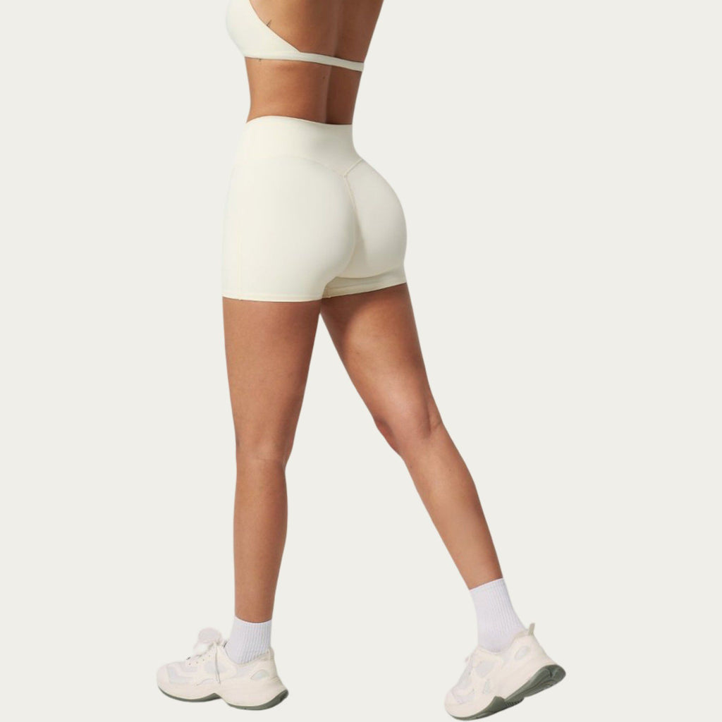 Anna-Kaci Active Women's High Waist Mini Biker Shorts with Smooth Stretch Fabric and Supportive Fit