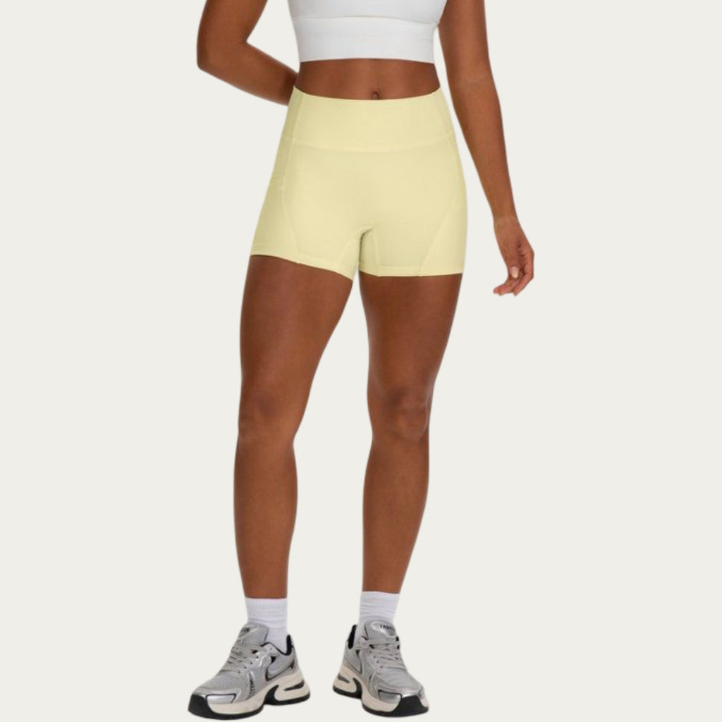 Anna-Kaci Active Women's High Waist Biker Shorts with Side Pockets and Smooth Stretch Fit