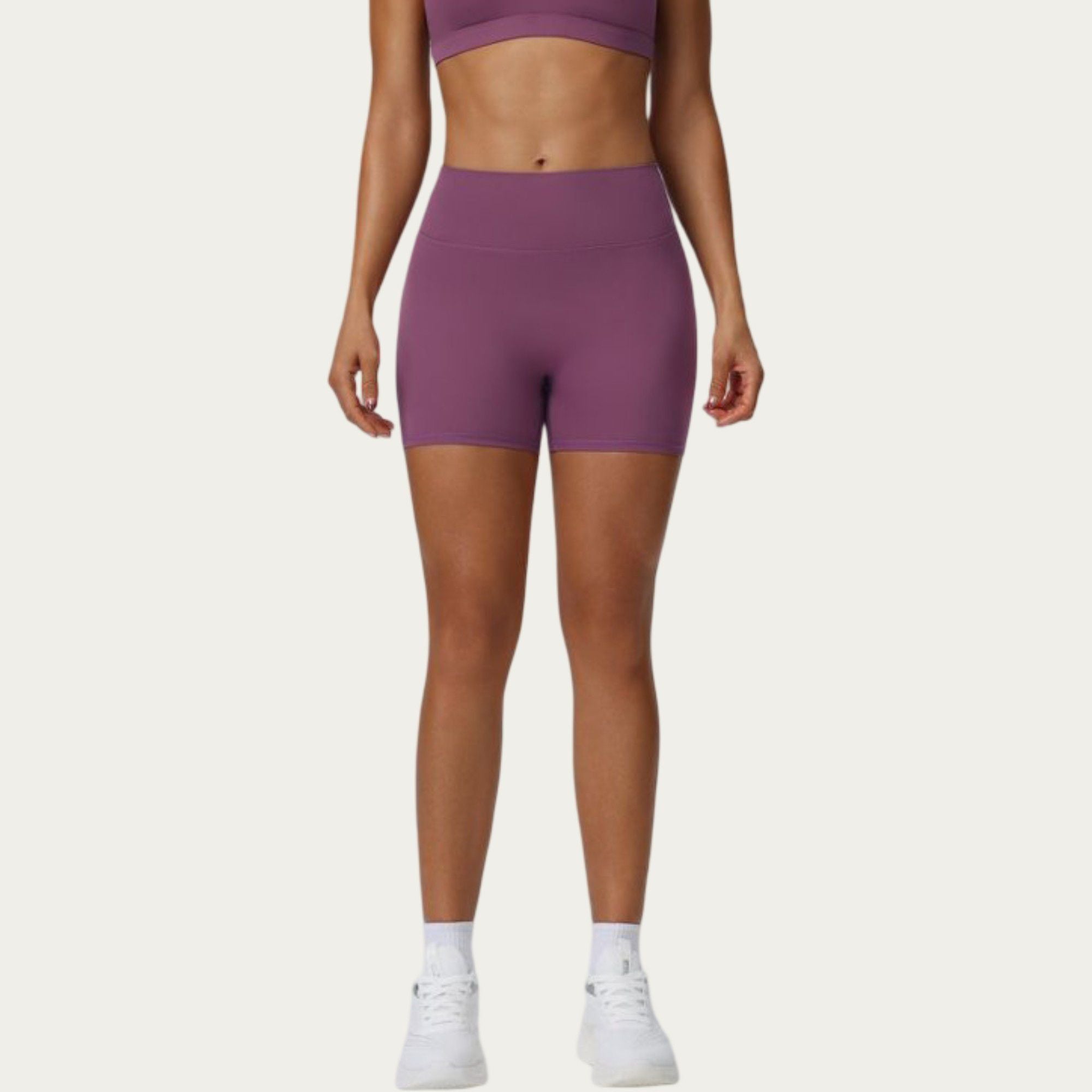 Anna-Kaci Active Women's High Waist Biker Shorts with Smooth Stretch Knit Fabric