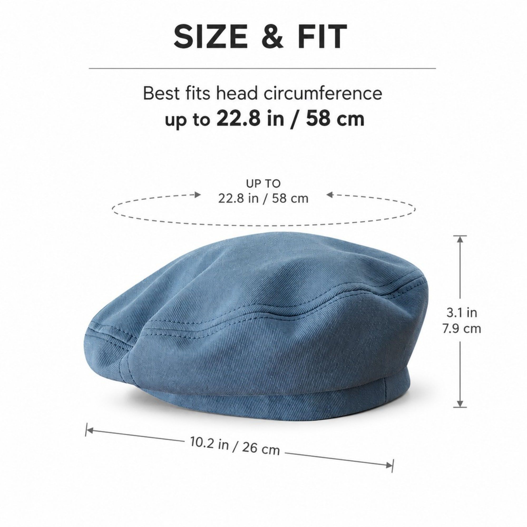 Men's Classic Flat Cap Fine Ribbed Ivy Newsboy Driving Hat