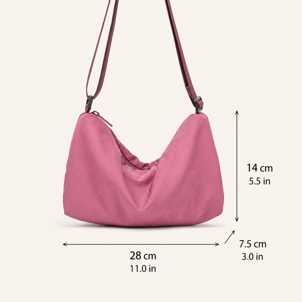 Nylon Crossbody Bag Adjustable Strap Shoulder Bag