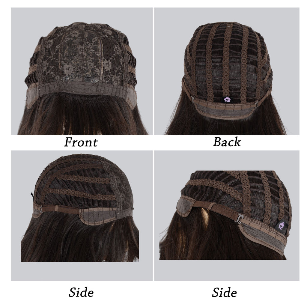 Women's Long Wavy Wig with Bangs
