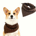 Pet Bandana Collar Soft Adjustable Classic Print Scarf with Tie Closure Everyday Neckwear