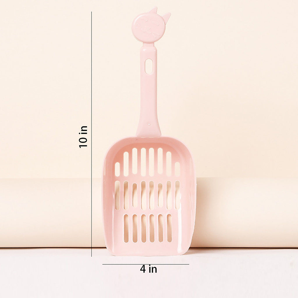 Cute Cat Litter Scoop - High-Capacity Sifter Shovel with Comfortable Handle