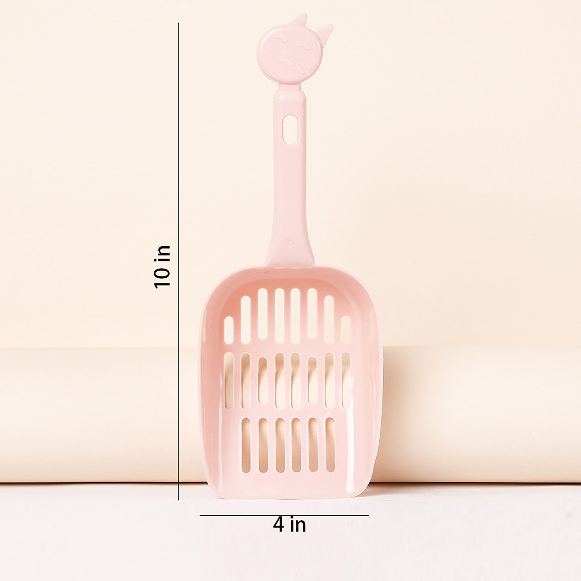 Cute Cat Litter Scoop - High-Capacity Sifter Shovel with Comfortable Handle