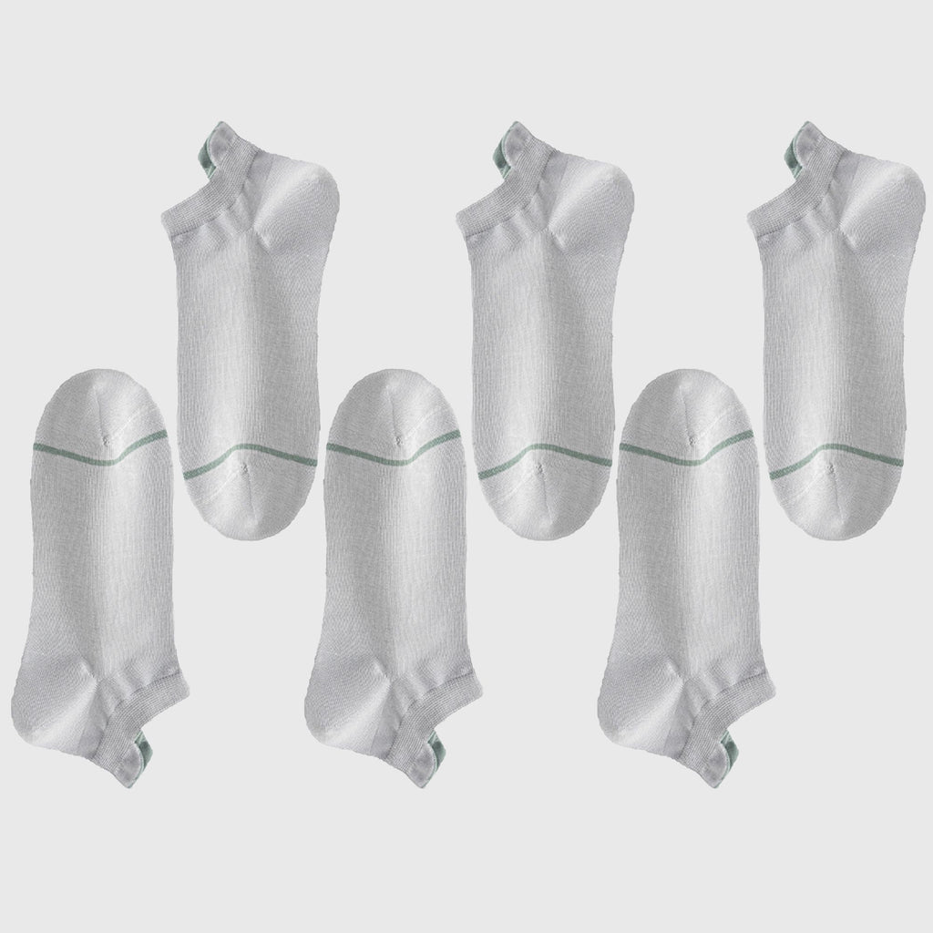 Anna-Kaci Men's 6pk Breathable Casual Ankle Socks