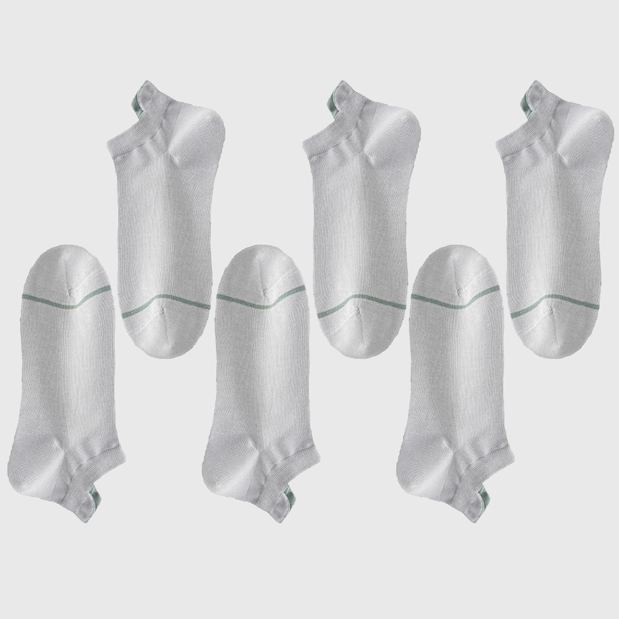 Anna-Kaci Men's 6pk Breathable Casual Ankle Socks