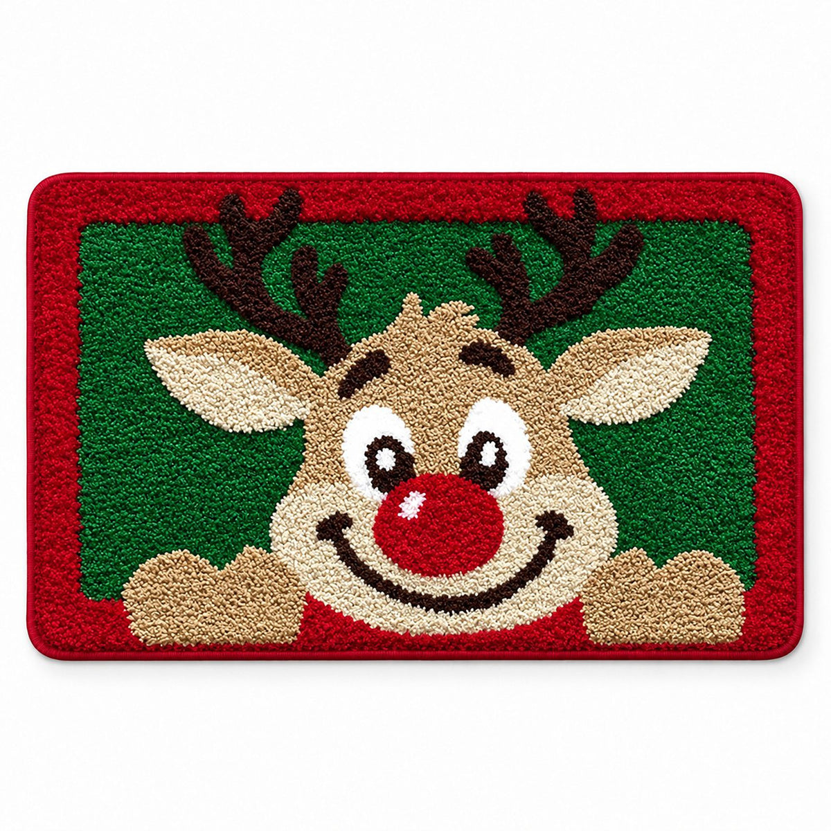Christmas Character Tufted Bath Rug with Nonslip Backing 15.7 x 23.6 in