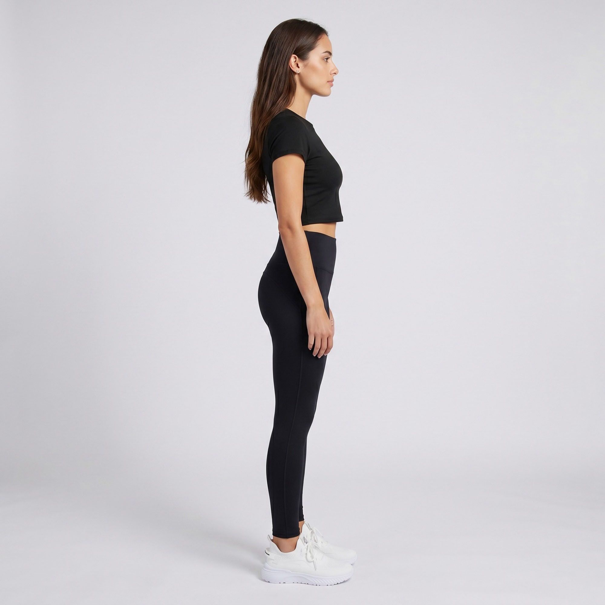 Anna-Kaci Women's High Waist Leggings with Back Contour Seam and Smooth Stretch Fit