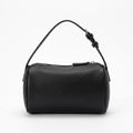 Barrel Shoulder Bag with Adjustable Strap and Top Zipper Closure 7.5x4.5x3in