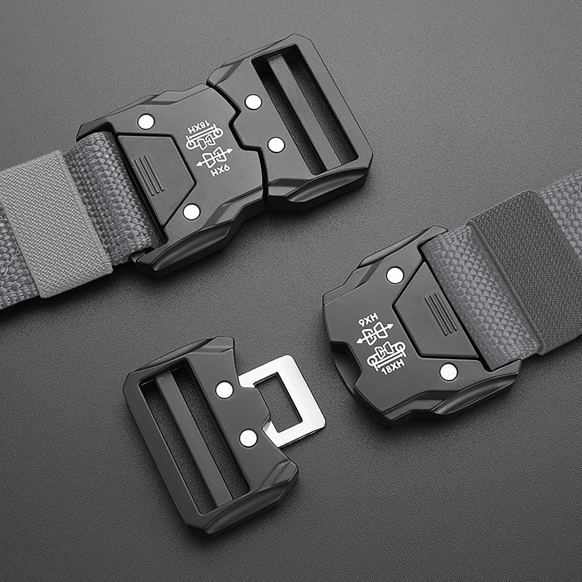 Anna-Kaci Women's Tactical Nylon Belt - Heavy-Duty Quick-Release Buckle Belt for Outdoor, Casual & Everyday Wear