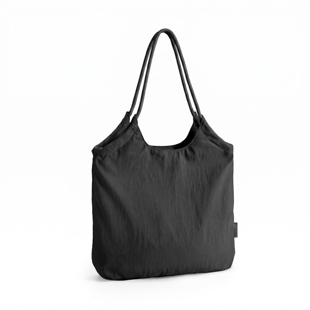 Soft Lightweight Shoulder Tote Bag with Double Rope Shoulder Straps and Roomy Open-Top Design 16.1x13x3.5in