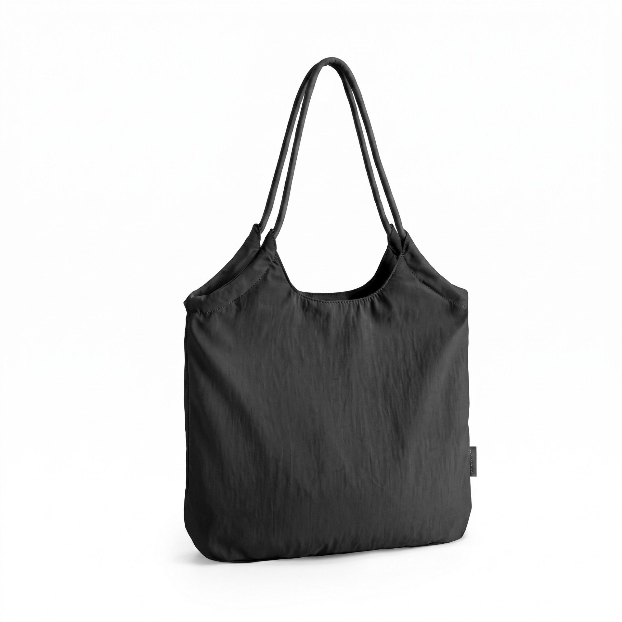 Soft Lightweight Shoulder Tote Bag with Double Rope Shoulder Straps and Roomy Open-Top Design 16.1x13x3.5in