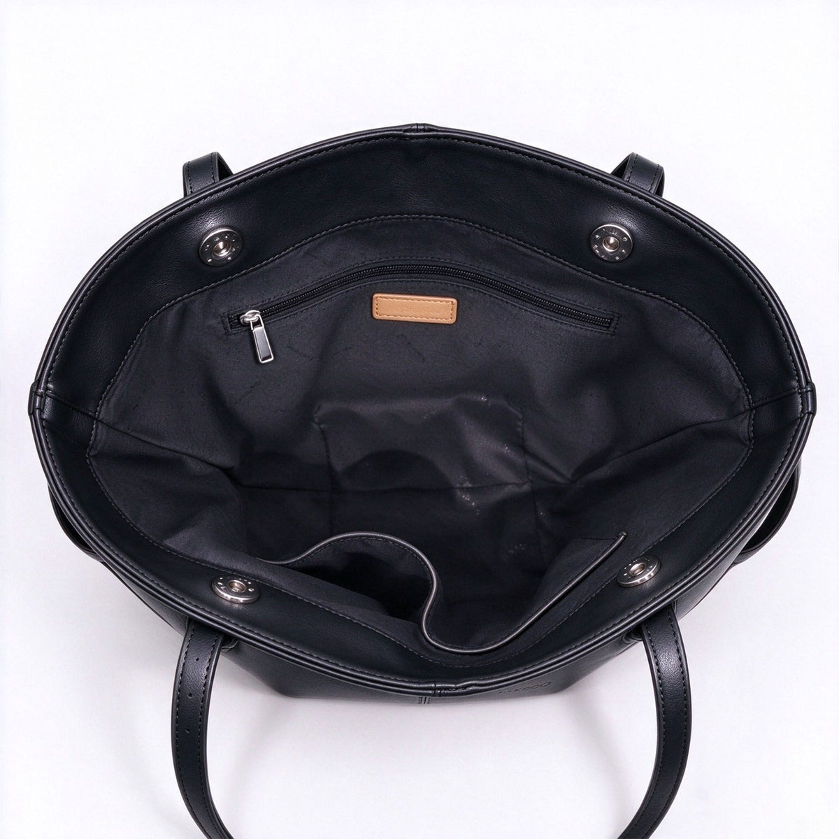 Structured Tote Shoulder Bag with Adjustable Straps and Interior Pockets