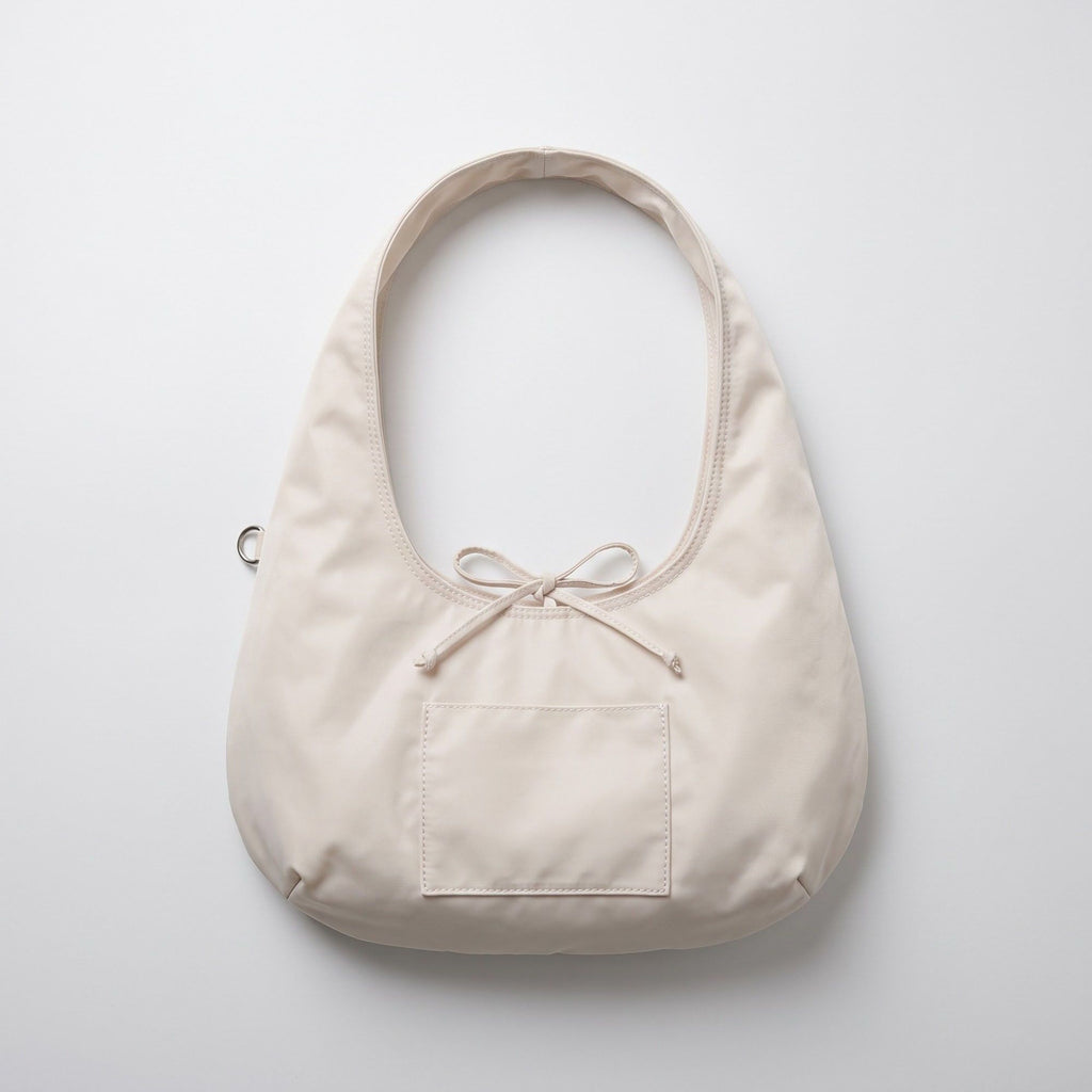 Hobo Tote Bag with Wide Shoulder Strap and Exterior Pocket 13.8x7.8x2.5in