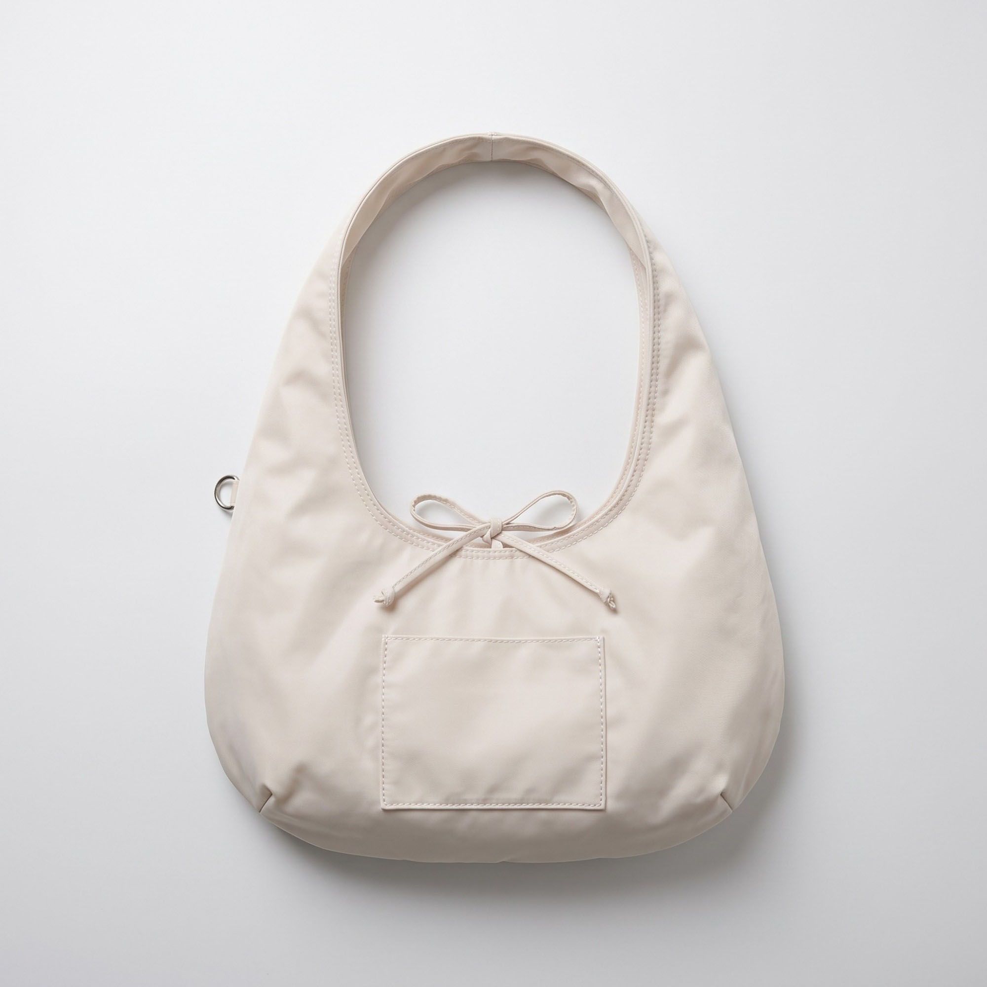Hobo Tote Bag with Wide Shoulder Strap and Exterior Pocket 13.8x7.8x2.5in
