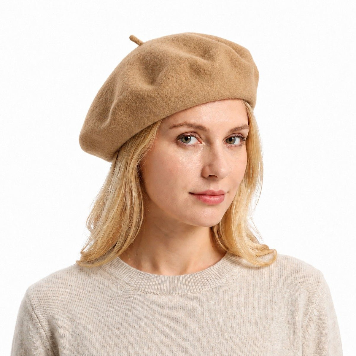Wool Beret Hat Classic French Painter Cap Soft Felt Everyday Style