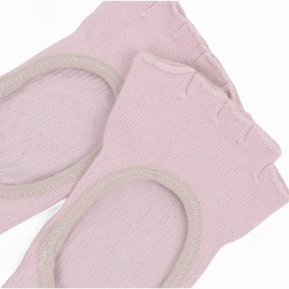 Anna-Kaci Women's Open-Toe Grip Socks for Yoga and Pilates with Non-Slip Soles and Arch Support