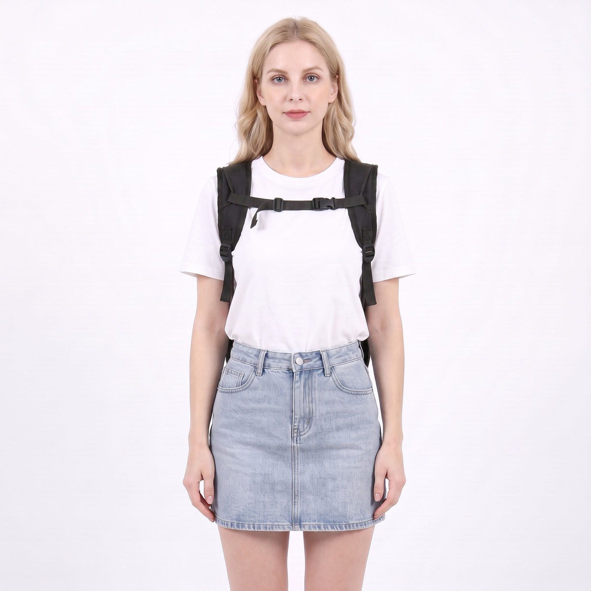 Lightweight Backpack with Multiple Zip Pockets and Side Pockets