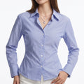 Striped Button Down Long Sleeve Collared Shirt