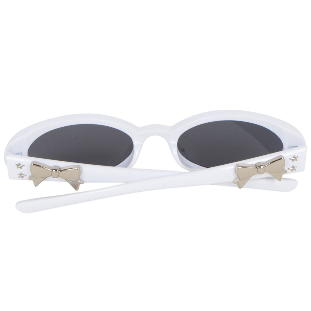 Anna-Kaci Women's Classic Elliptical Small Frame Bow Sunglasses UV400 Protection