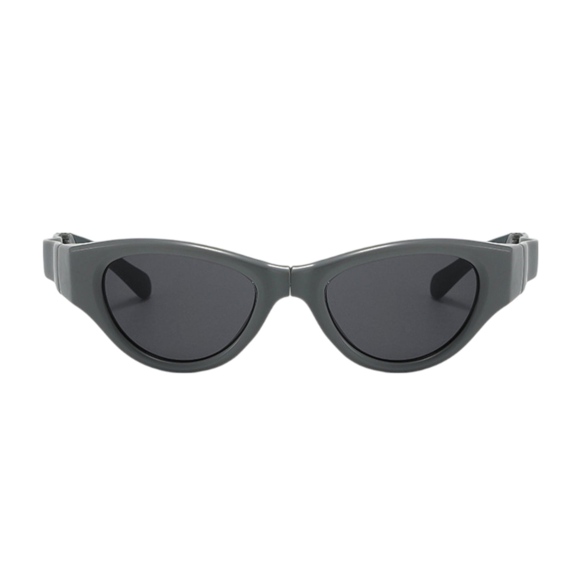 Anna-Kaci Women's Retro Y2K Futuristic Folding Sunglasses UV400 protection