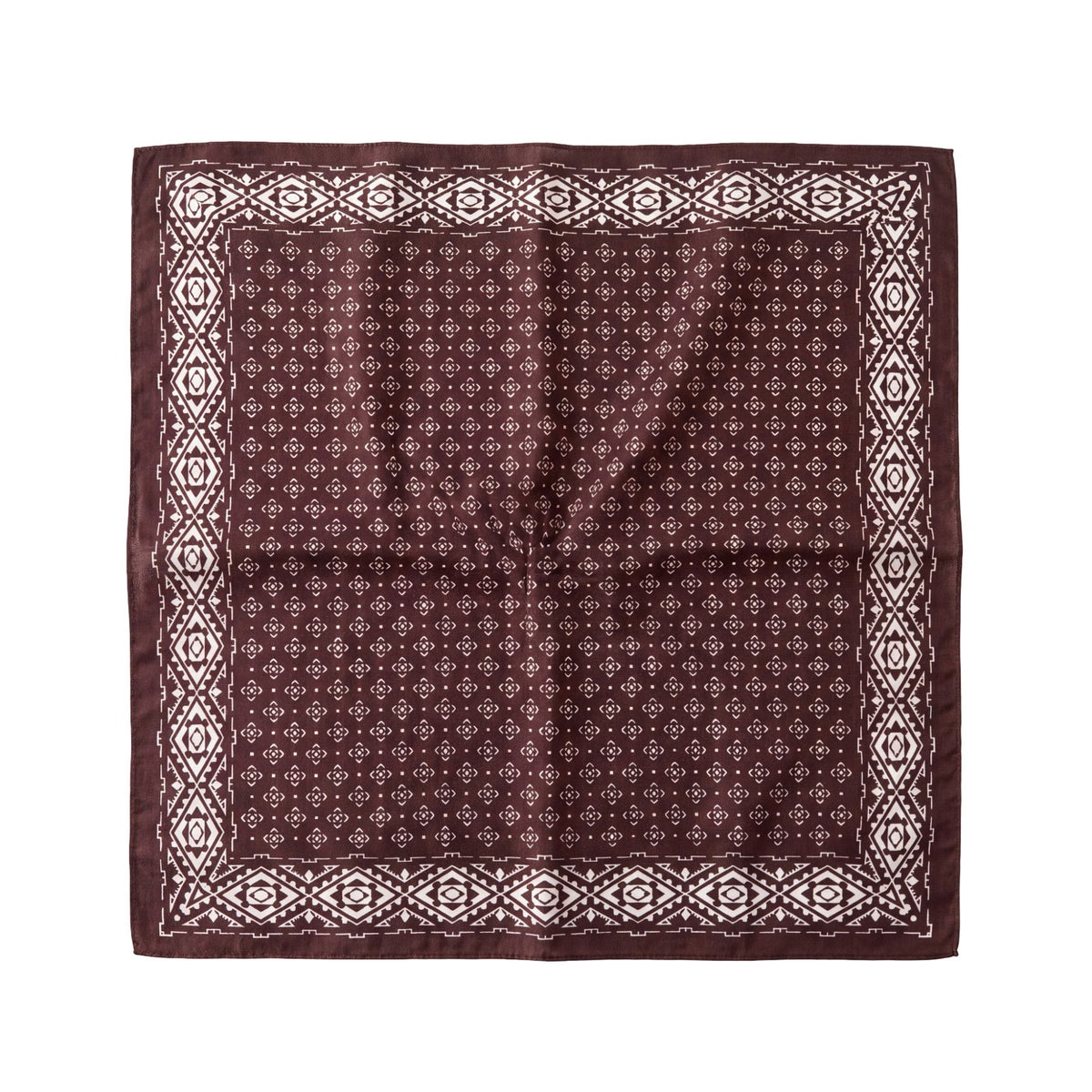 Geometric Print Square Scarf Lightweight Neck Hair and Handbag Fashion Accessory 26.8¡Á26.8 Inches