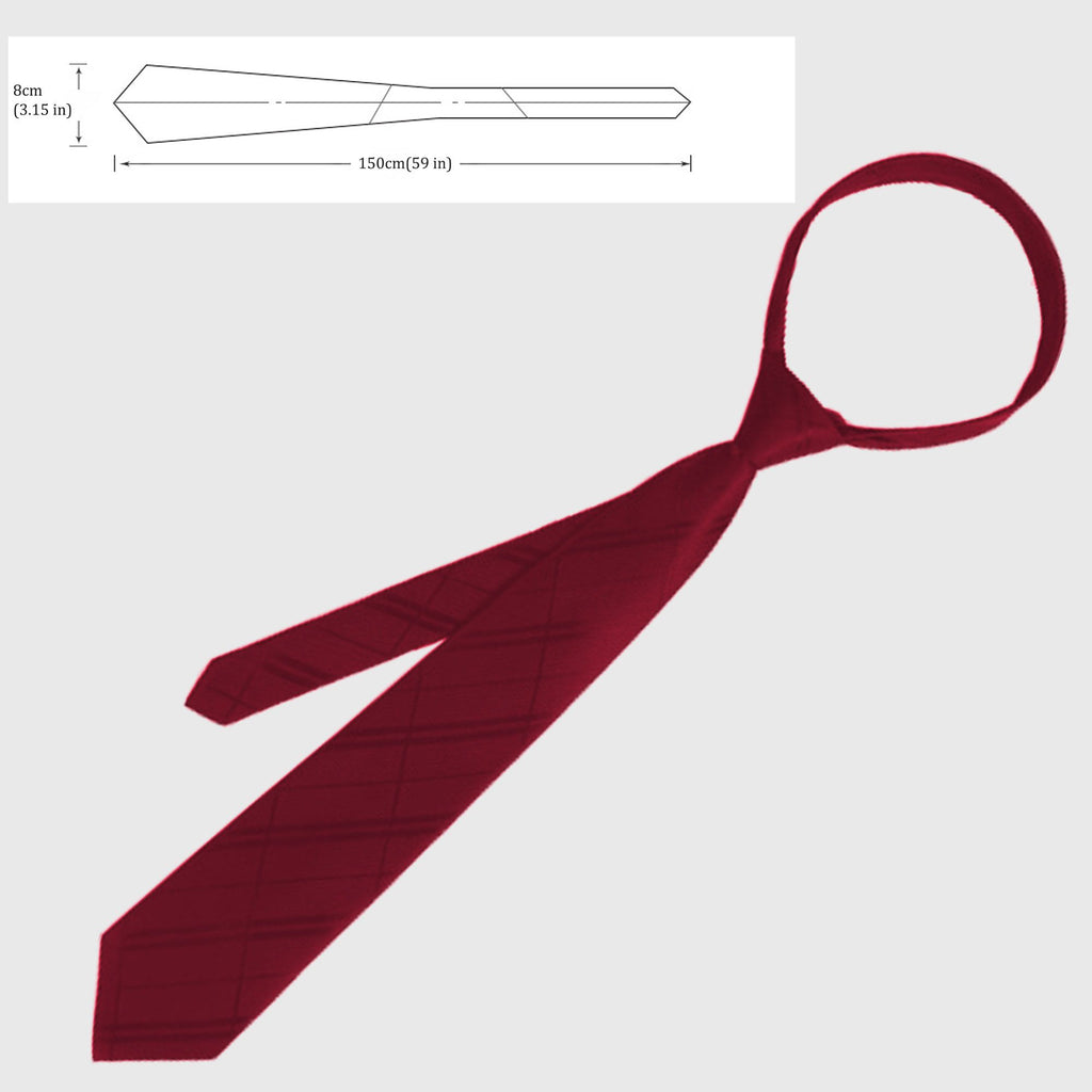 Anna-Kaci Men's Polyester Tie - Formal Necktie for Business, Weddings & Daily Professional Wear