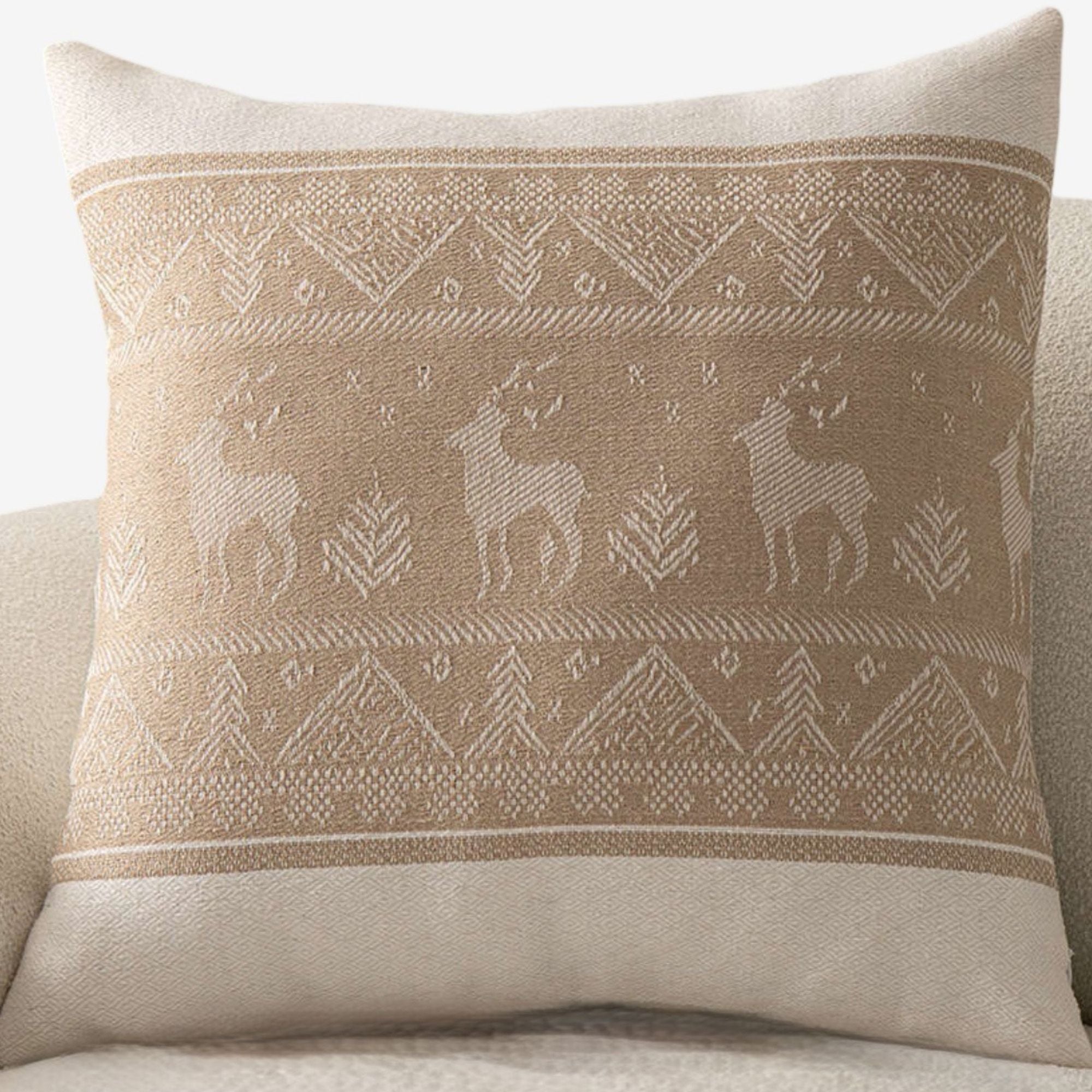 Decorative Throw Pillow 17.7*17.7 in Soft Cotton Blend Fabric for Living Room and Sofa