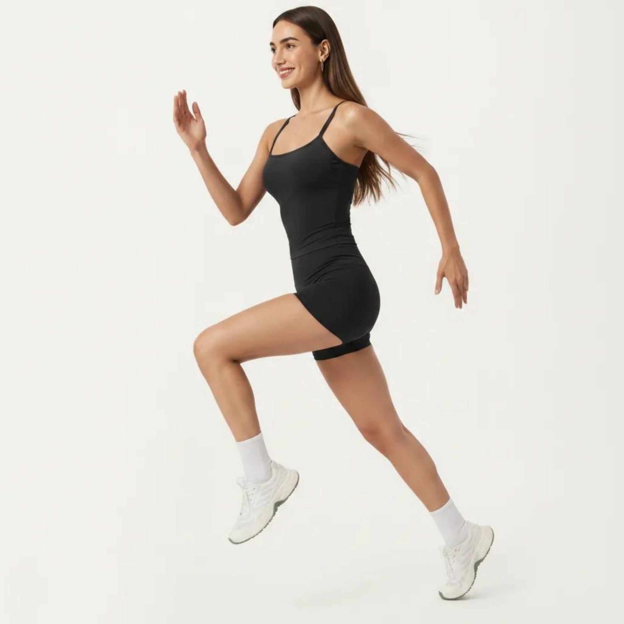 Anna-Kaci Active Women's Spaghetti Strap Active Cami Top with Scoop Neck and Smooth Stretch Fit