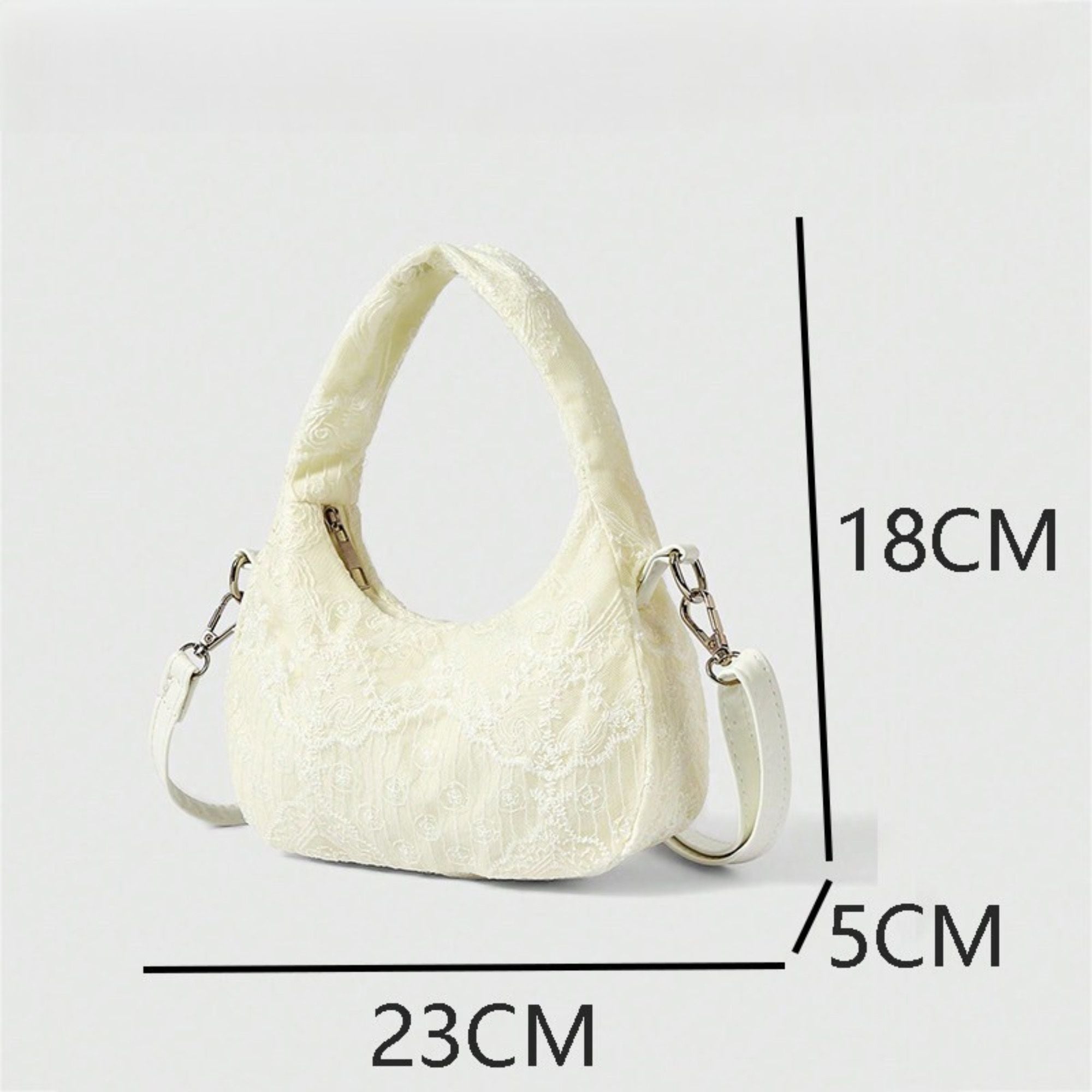 Elegant Lace Embroidered Handbag ¨C Chic Shoulder & Crossbody Bag