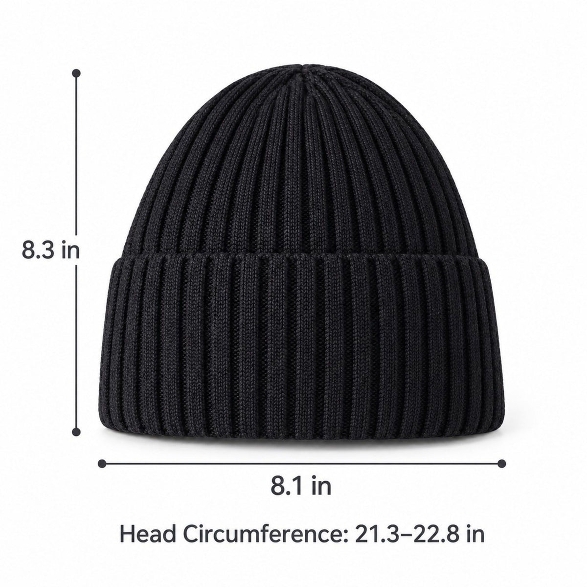 Thickened Warm Knit Beanie Winter Slouchy Cold Weather Cap