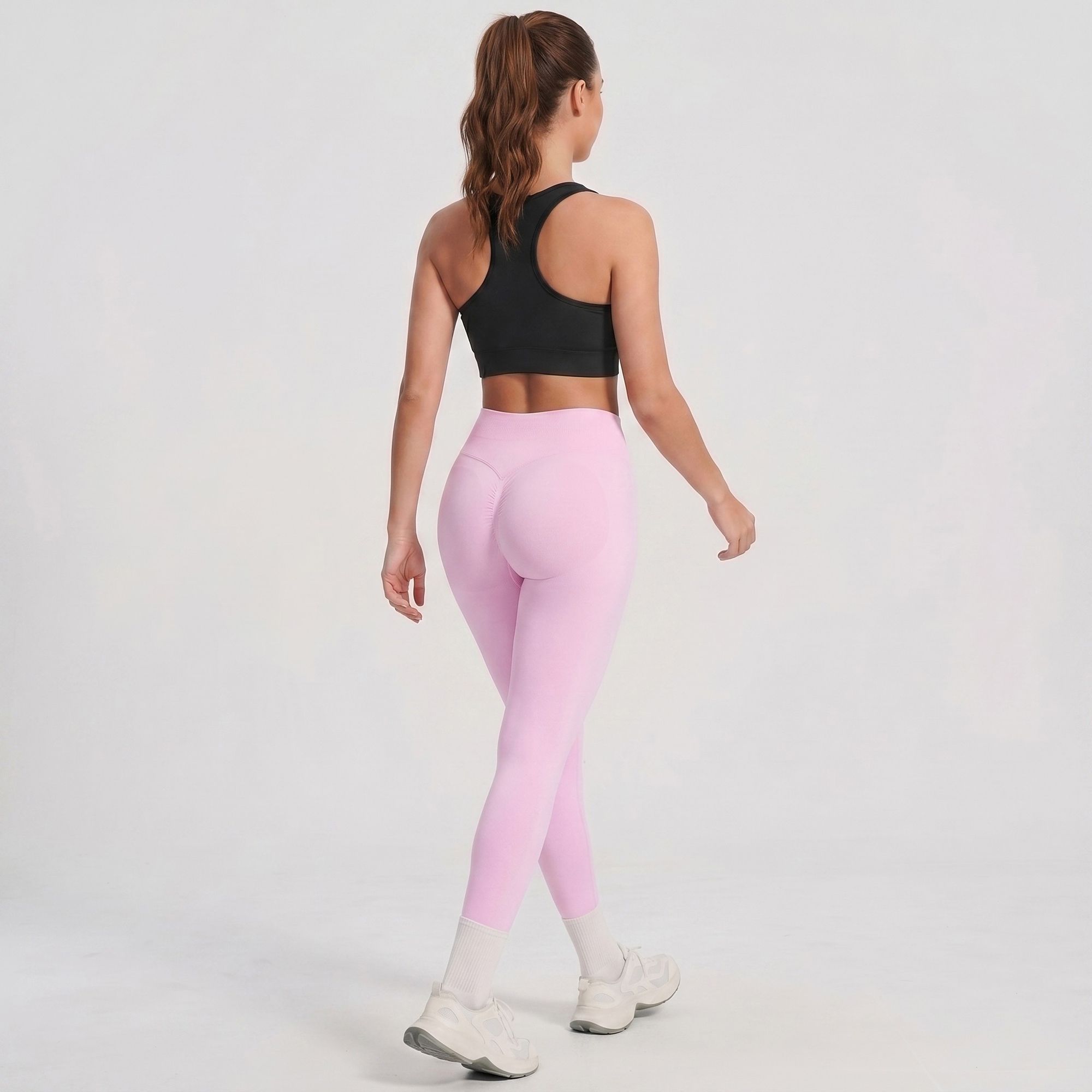 High Waisted Butt Lifting Yoga Leggings Workout Athletic Pants