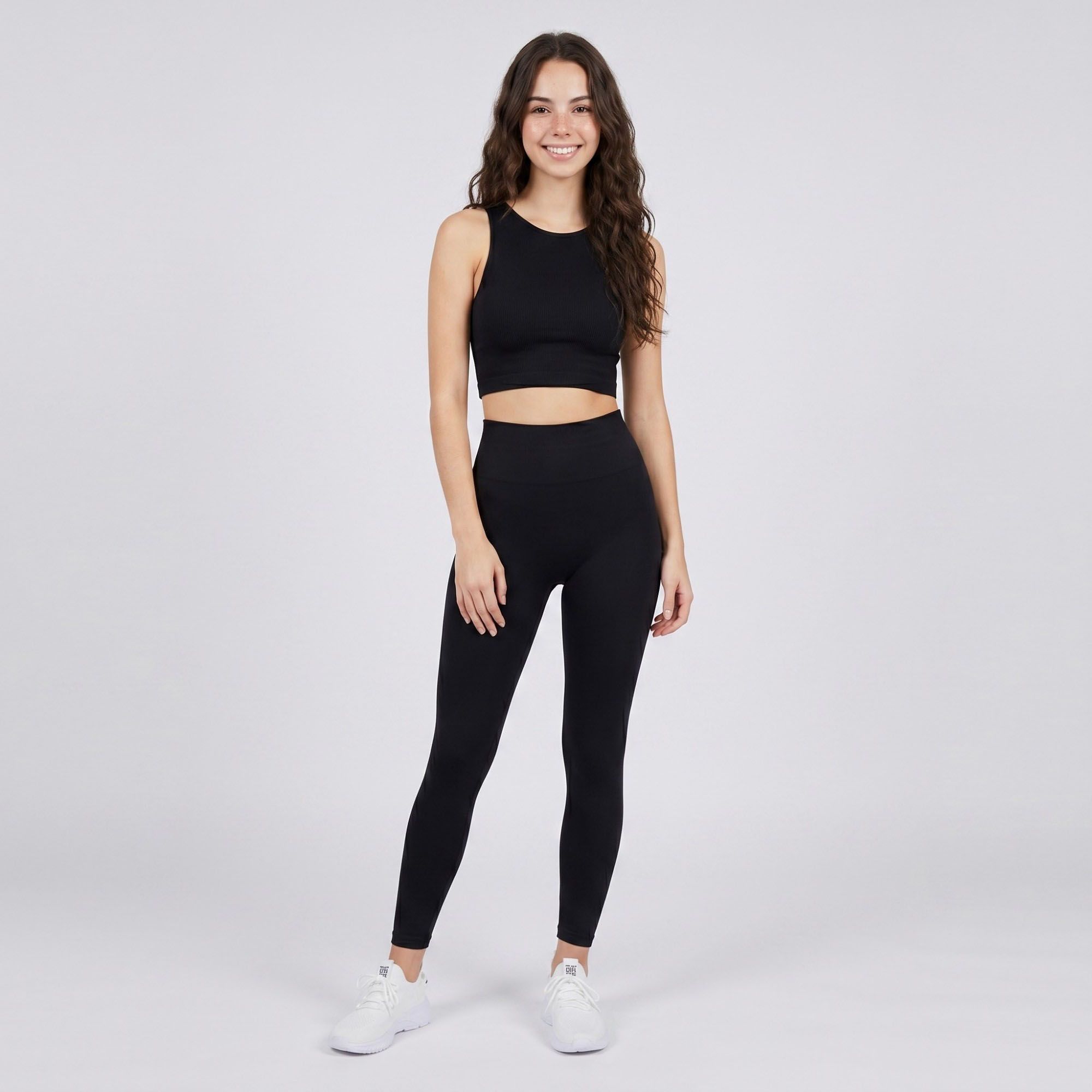 Anna-Kaci Women's High Waist Leggings with Back Contour Seam and Smooth Stretch Fit