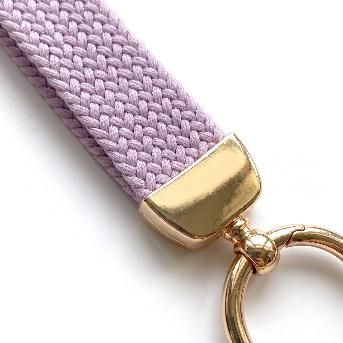 Woven Wristlet Keychain Strap with Hardware Kit
