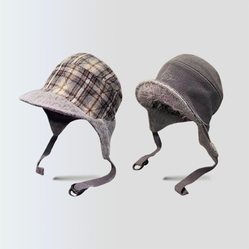 Anna-Kaci Women's Trapper Hat - Warm Fleece-Lined Winter Hat with Chin Strap