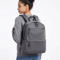 Multi-Pocket Commuter Backpack with Padded Shoulder Straps and Dual Side Pockets