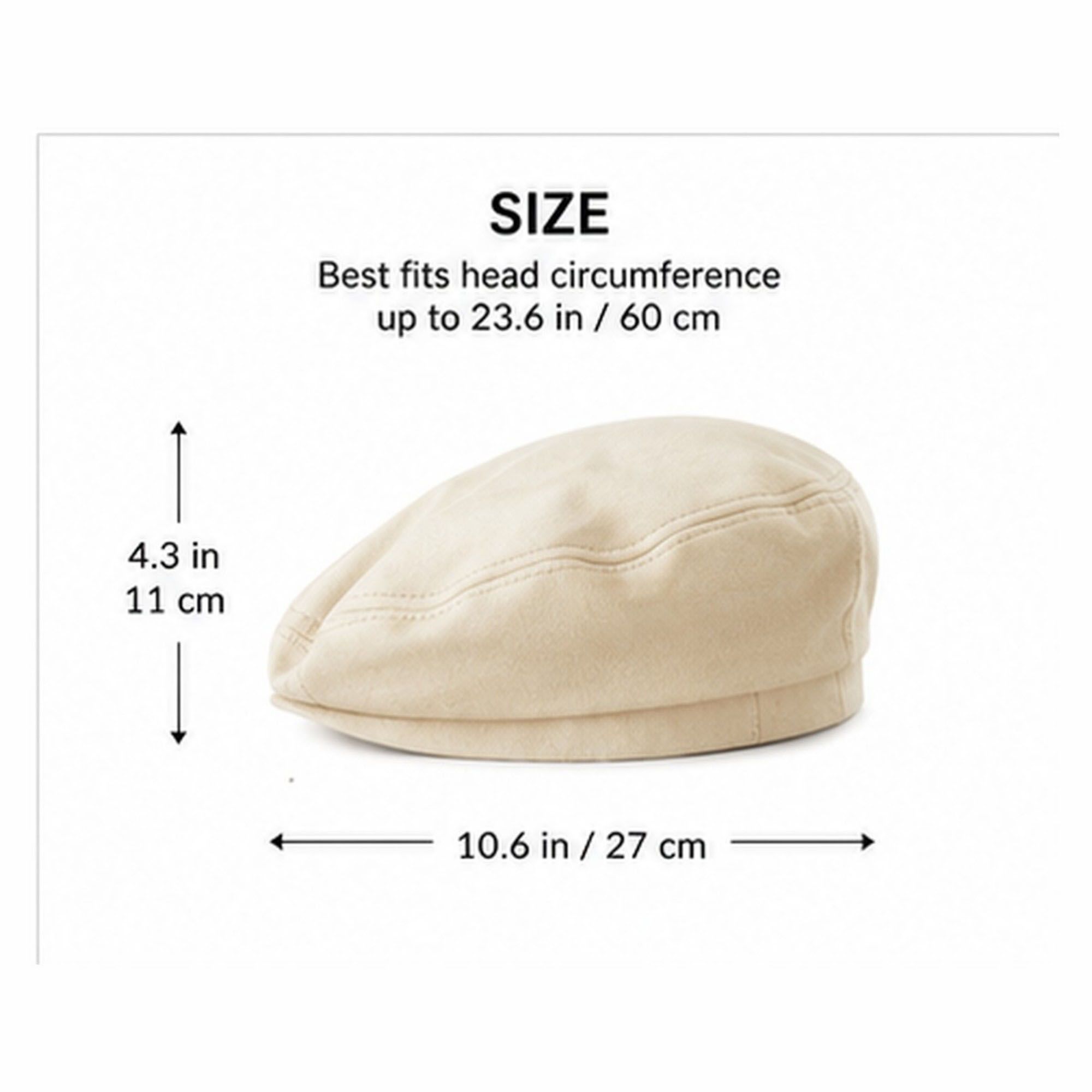 Men's Classic Flat Cap Fine Ribbed Ivy Newsboy Driving Hat