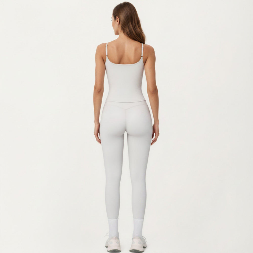 Anna-Kaci Active Women's Spaghetti Strap Active Cami Top with Scoop Neck and Smooth Stretch Fit