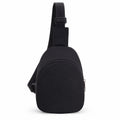 Adjustable Sling Bag with Front Zip Pocket for Travel