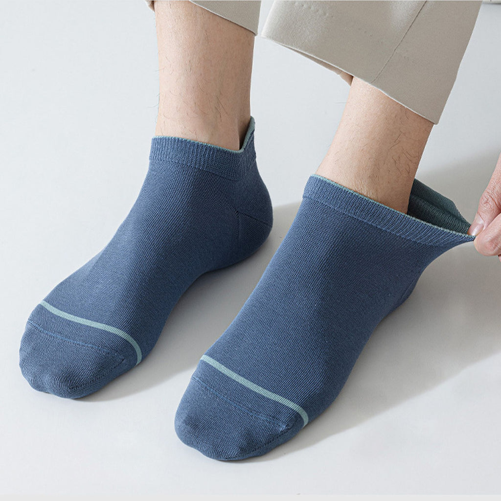 Anna-Kaci Men's 6pk Breathable Casual Ankle Socks