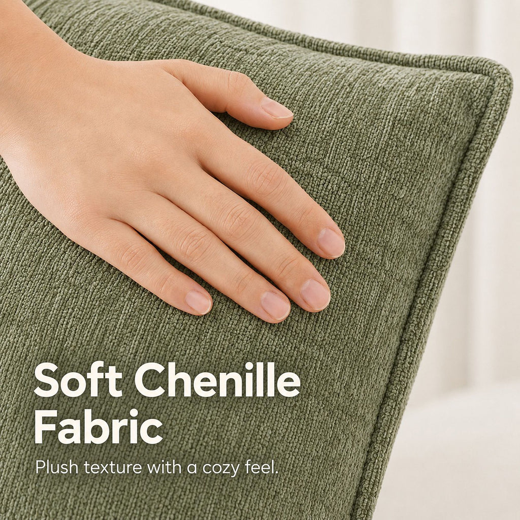 Textured Decorative Throw Pillow Cover Piped Edge Accent Cushion for Sofa Bed Chair