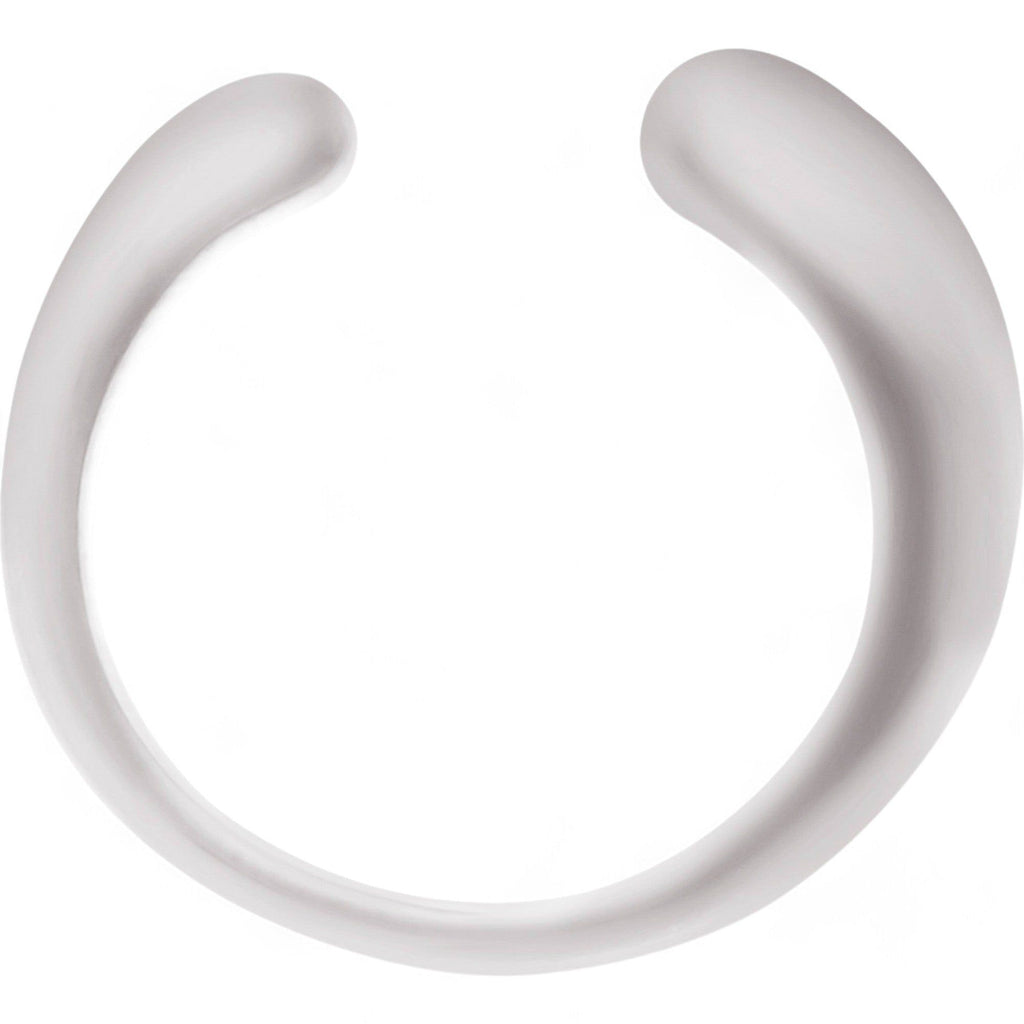 Women's Minimalist Adjustable Gold Tone Open Ring with Smooth Curved Design